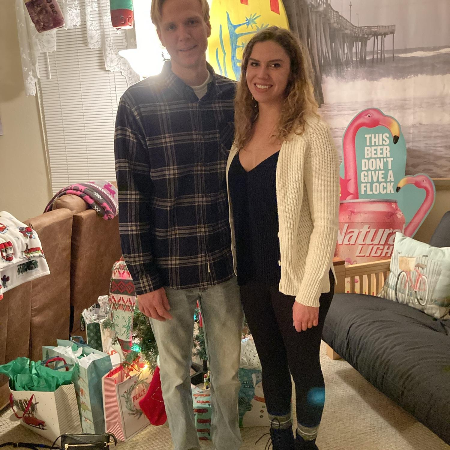 December, 2021 - Our first couple photo!