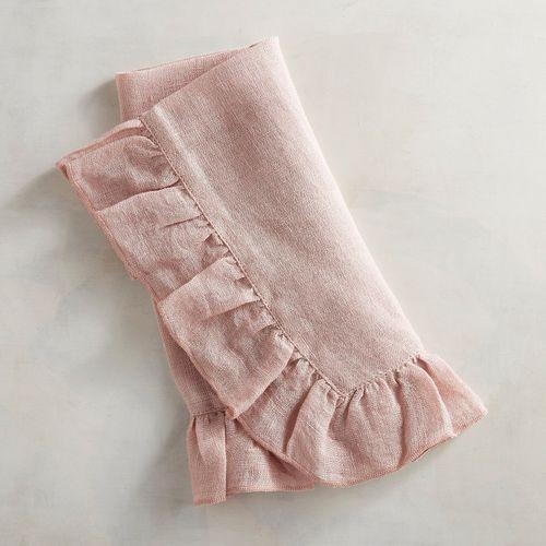 Ruffled Pink Napkin