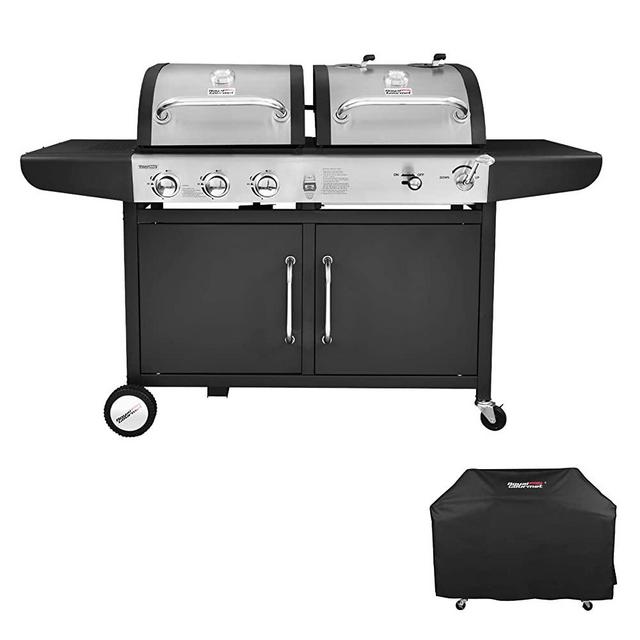 Royal Gourmet 3-Burner Gas Grill and Charcoal Grill Combo