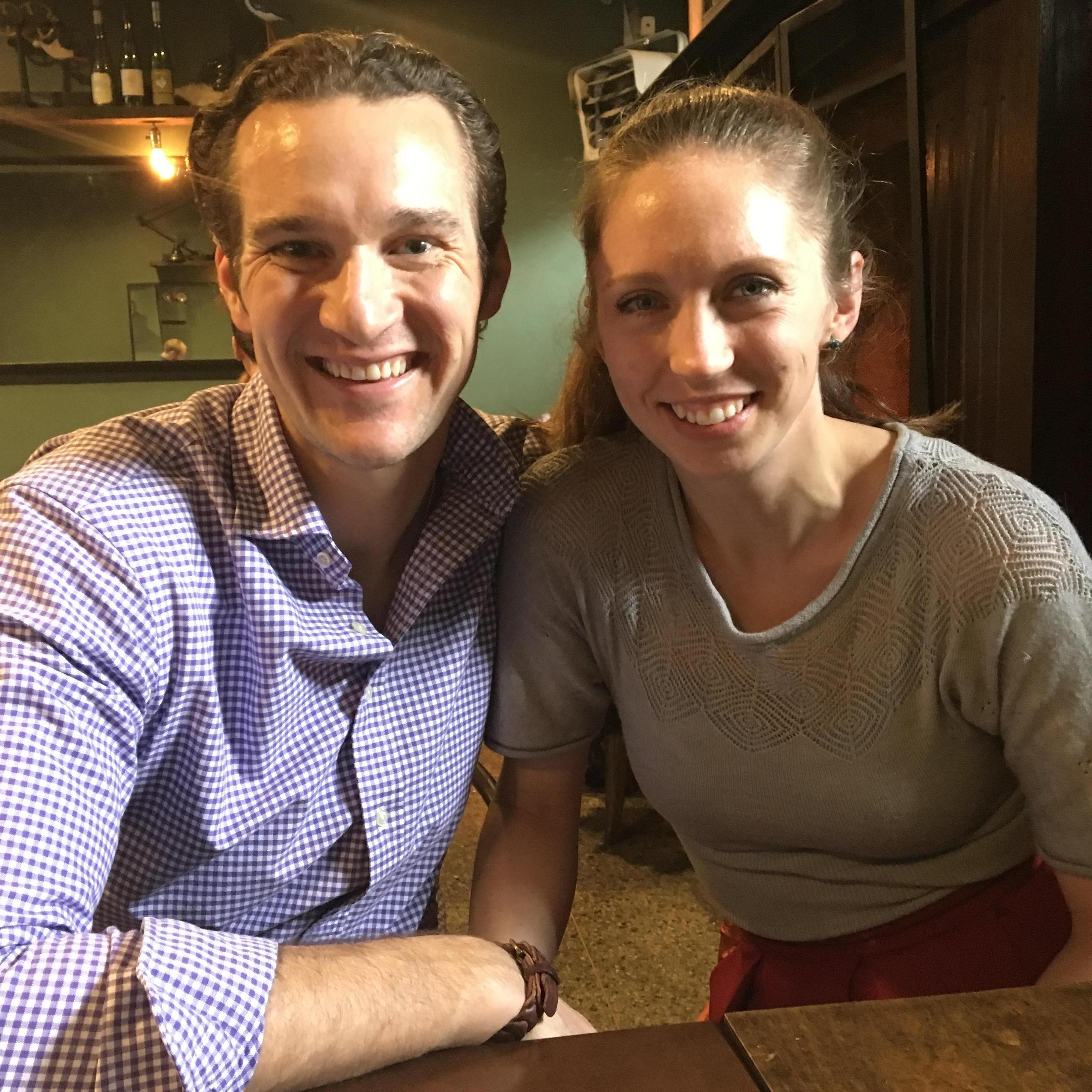 Lunch in Brooklyn with Laura and Daniel.