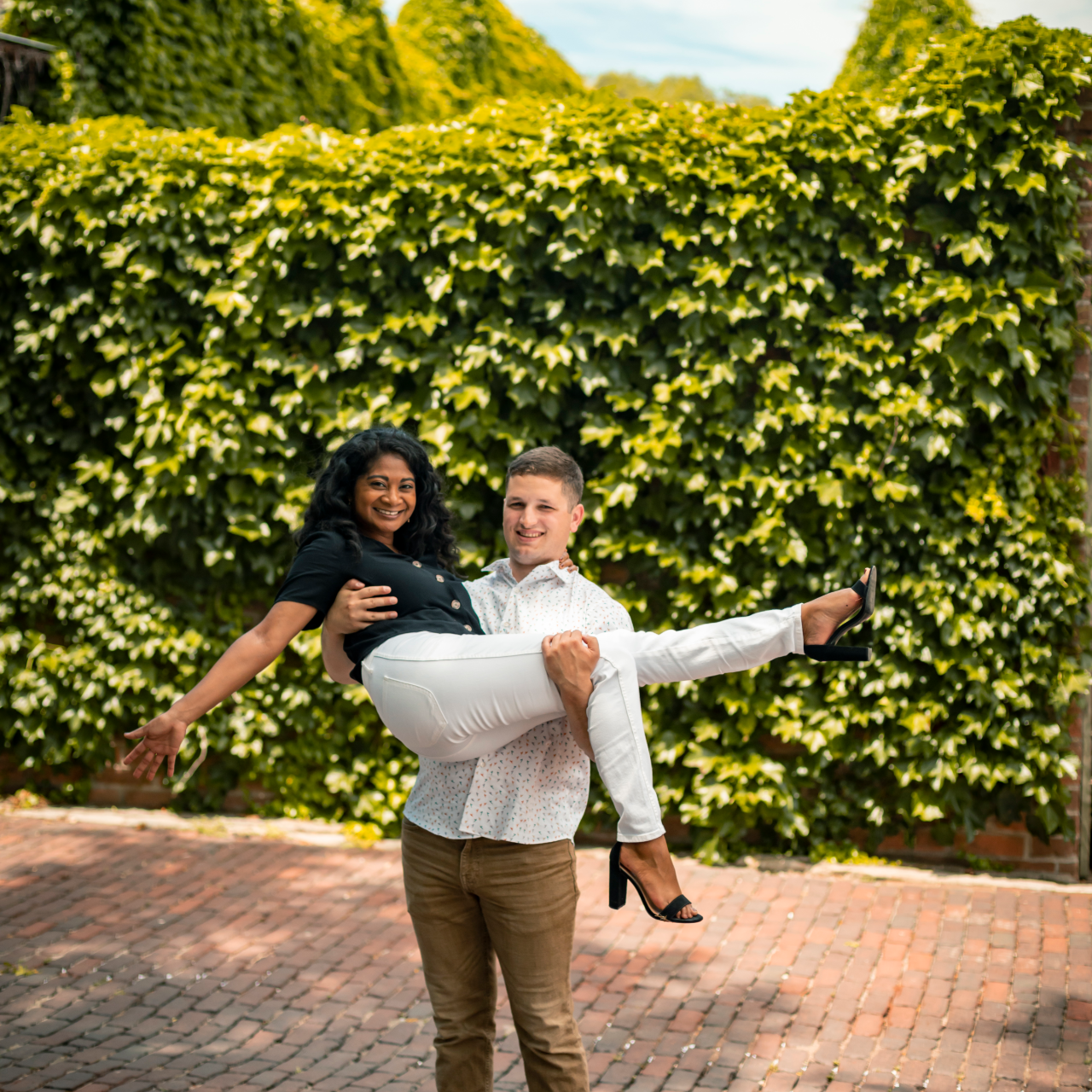 We had so much fun at our engagement shoot with James Lathrop Photography!