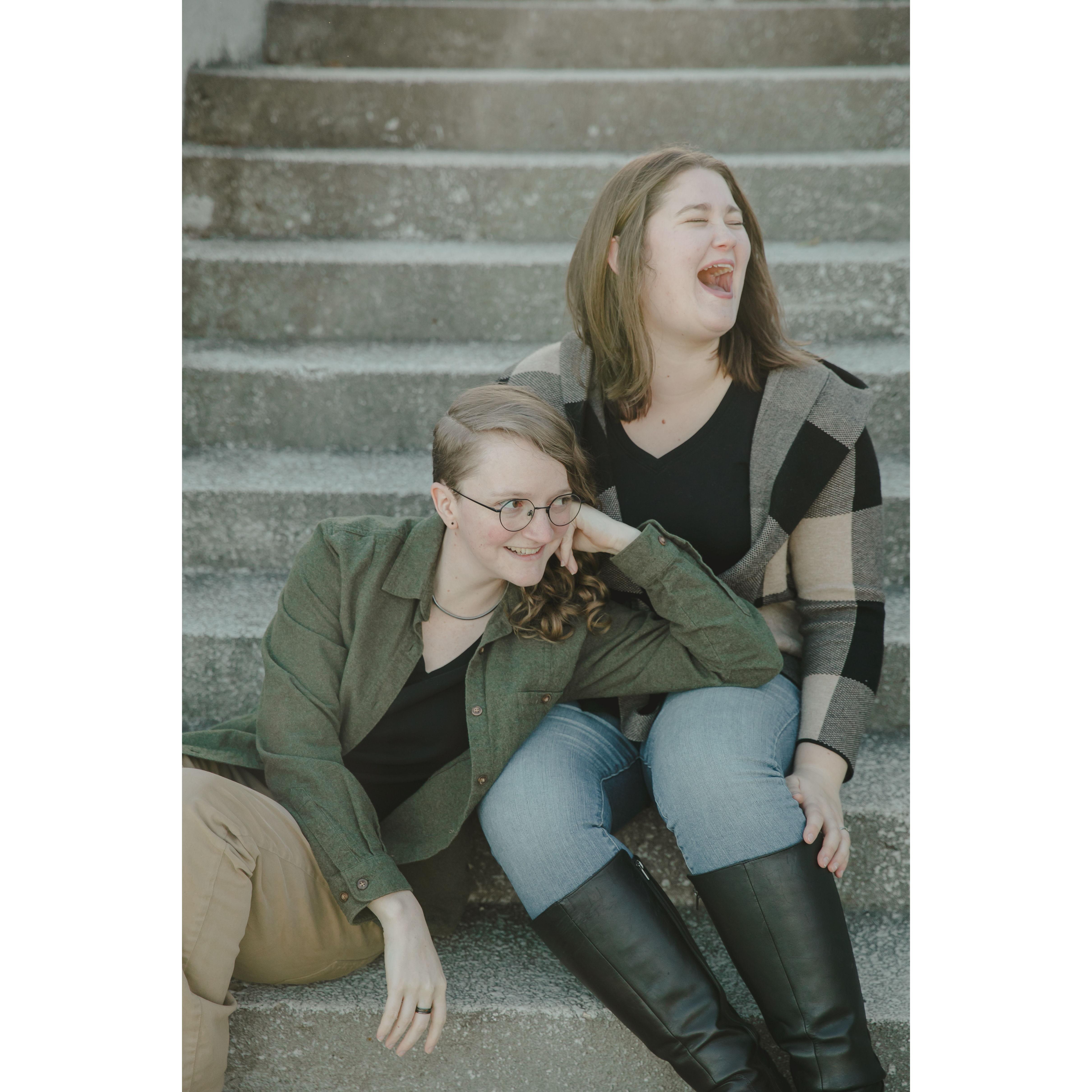 Engagement photos
Spencer always make me laugh and then look perfectly posed for the photo