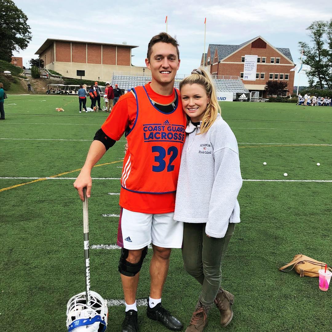 Post lax game at Coast Guard Academy