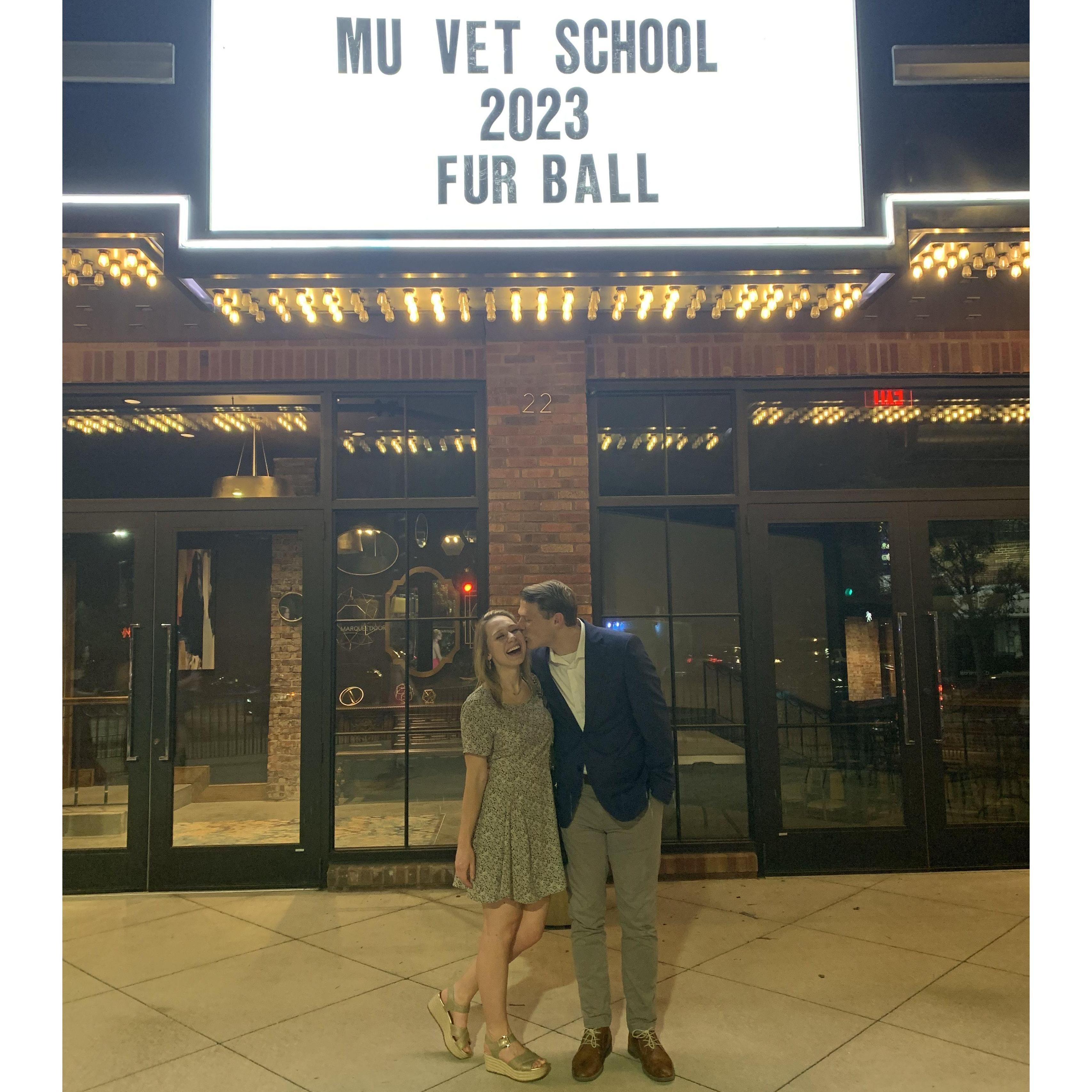 We went to Kenna's vet school formal.