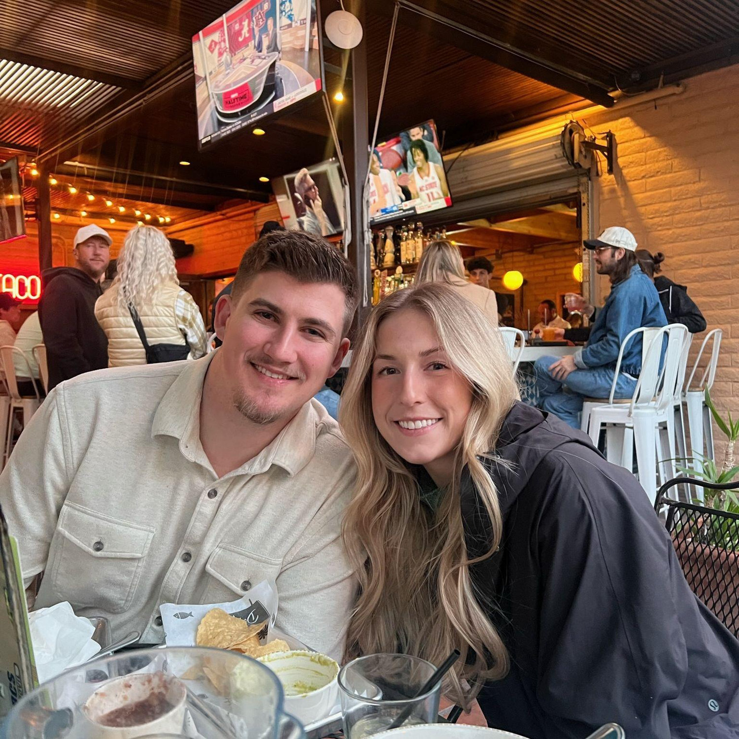 The night before we got engaged! (Kayla had no idea)