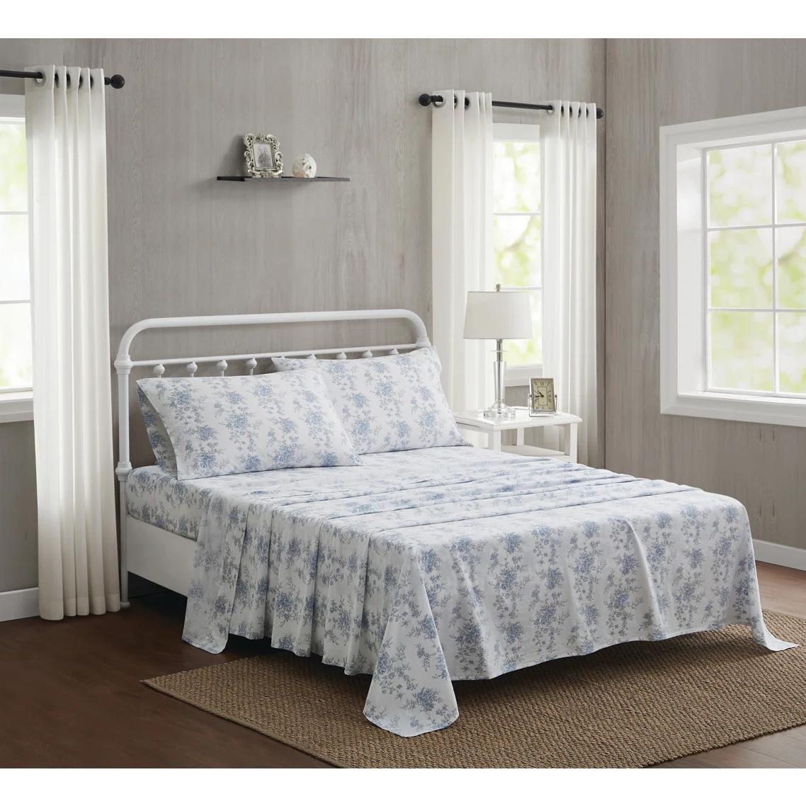 The Farmhouse by Rachel Ashwell200 Thread Count Floral 100% Cotton Percale Sheet Set | Wayfair