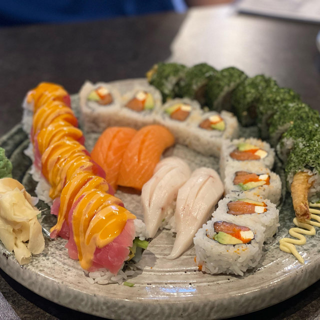Sushi Dinner on our Honeymoon