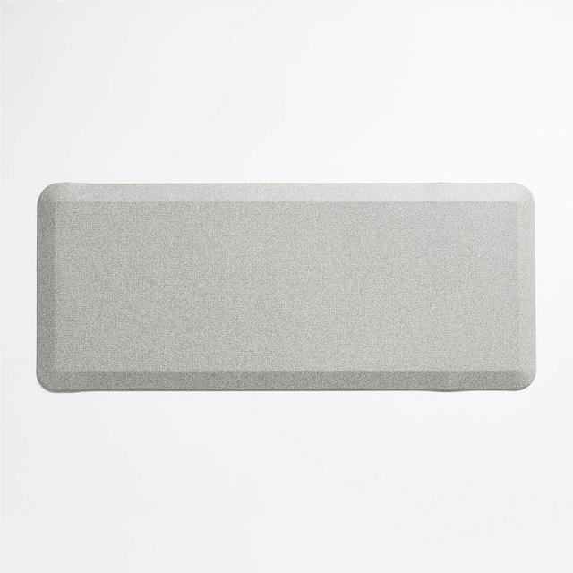 Crate & Barrel GelPro Comfort Grey Pin Check Kitchen Mat 20"x48"