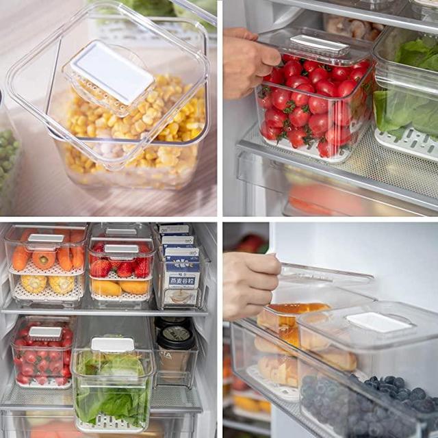  vacane Fresh Produce Saver for Refrigerator, 3 Pcs