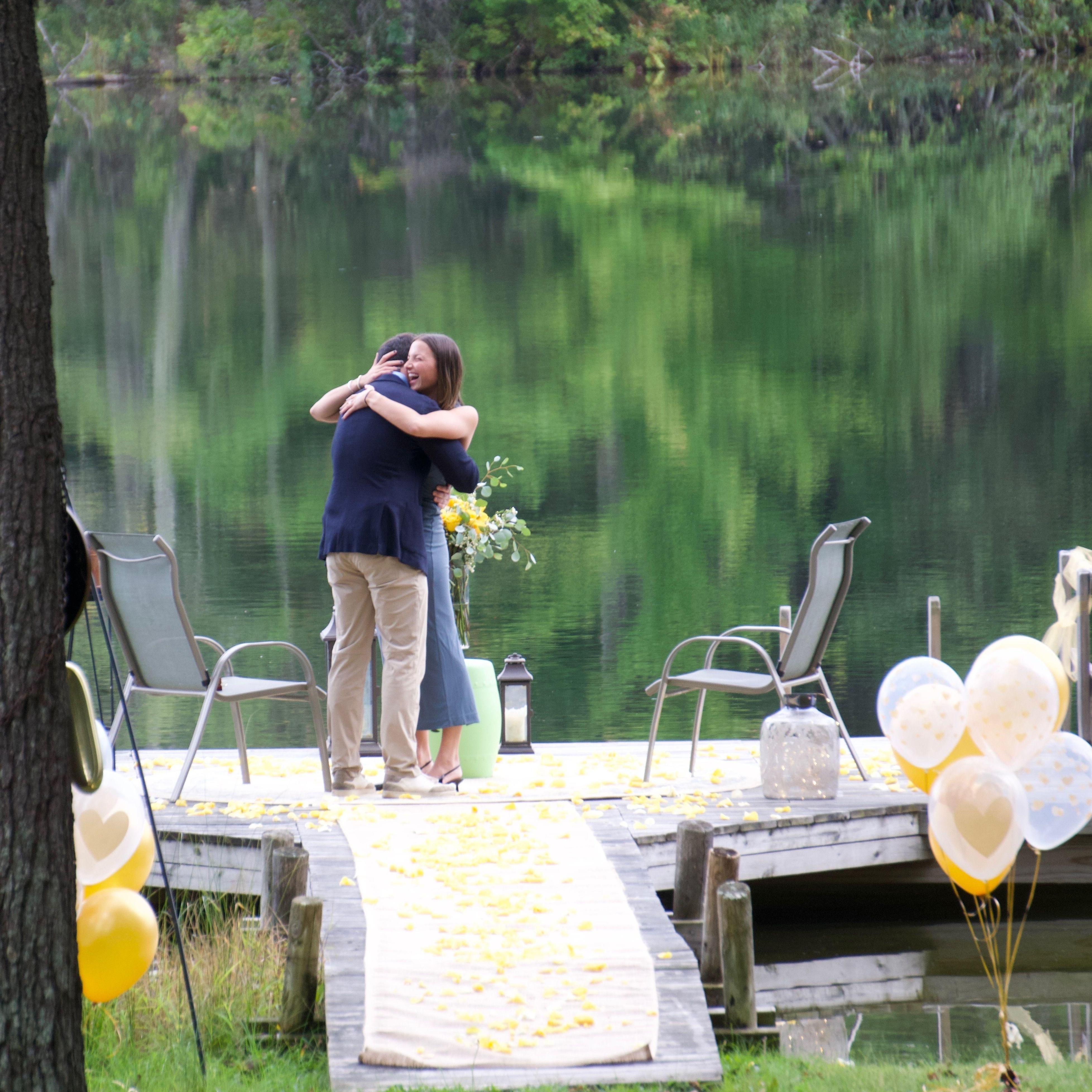 Best Day Ever! Tommy proposed at Wausaukee on September 21st, 2024.