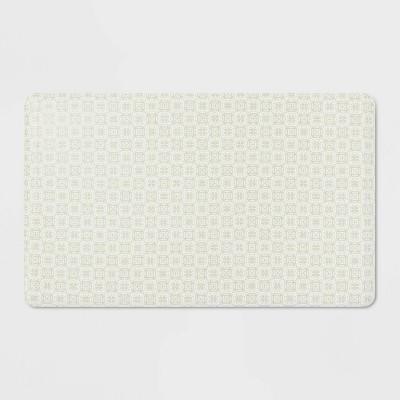30" x 18" Stamp Kitchen Comfort Mat Green - Threshold™