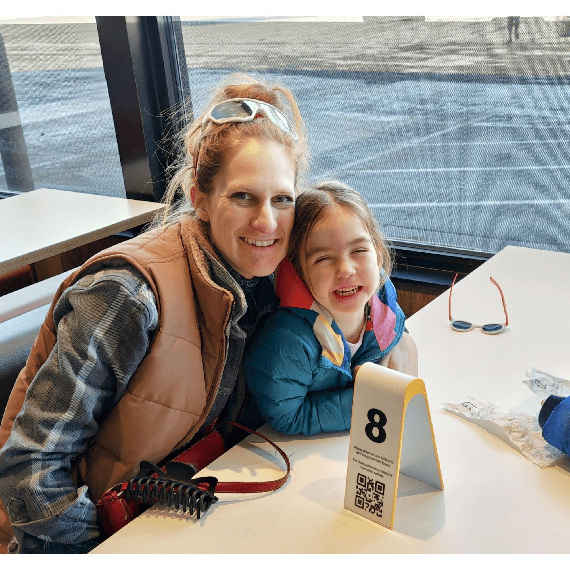 First trip with the kids- don't ask what Bridget was doing before this