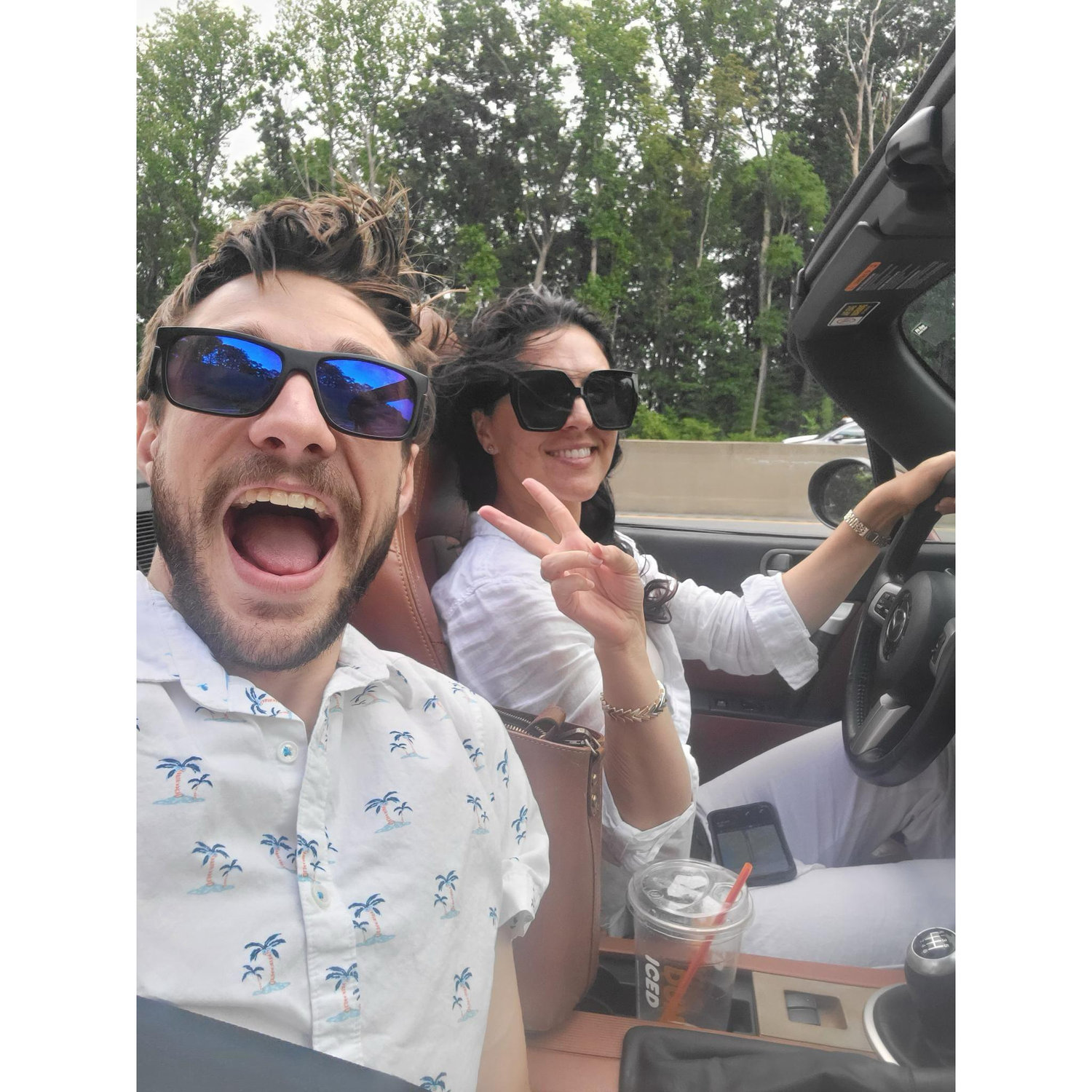 My sister Sarah and I headed to pick-out the engagement ring