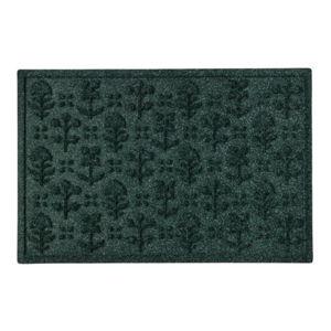 Everyspace Recycled Waterhog Doormat, Botanical Floral in Evergreen
