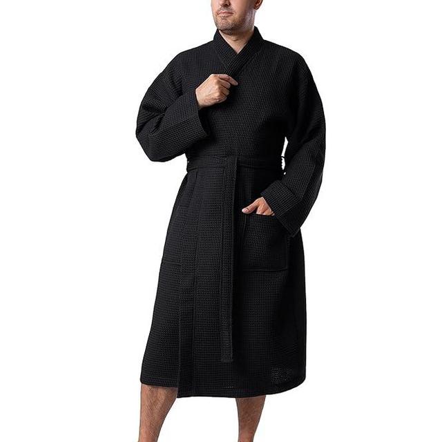 BAGNO MILANO Mens Robes, Waffle Robes For Men, Turkish Cotton Mens Bathrobes