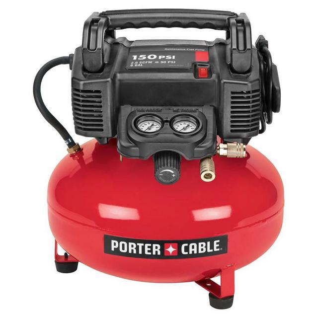 PORTER-CABLE 6-Gallon 150-PSI Electric Pancake Air Compressor