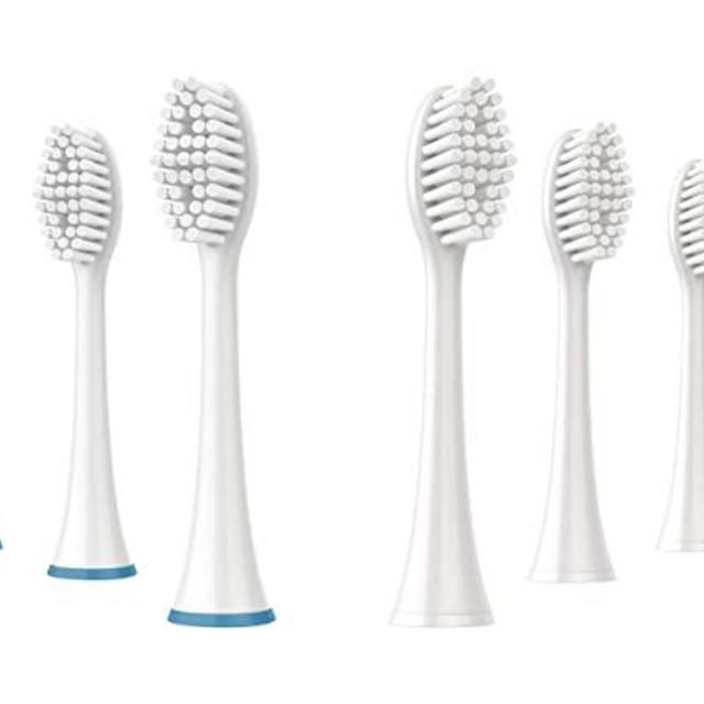 Pursonic Standard Replacement Brush Heads for Dazzlepro Elements Toothbrush & AquaSonic Black , AquaSonic Vibe, AquaSonic Duo pro , AquaSonic Black Series pro (8 Pack))