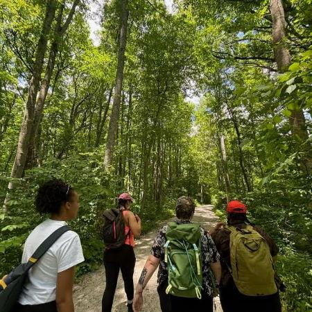 Zakiyyah and Oli in Ohiopyle 2025