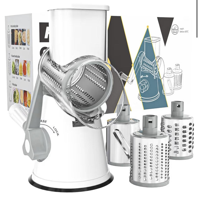 Cambom Rotary Cheese Grater - White