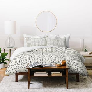 Simple Linear Geometric Shapes Duvet Cover