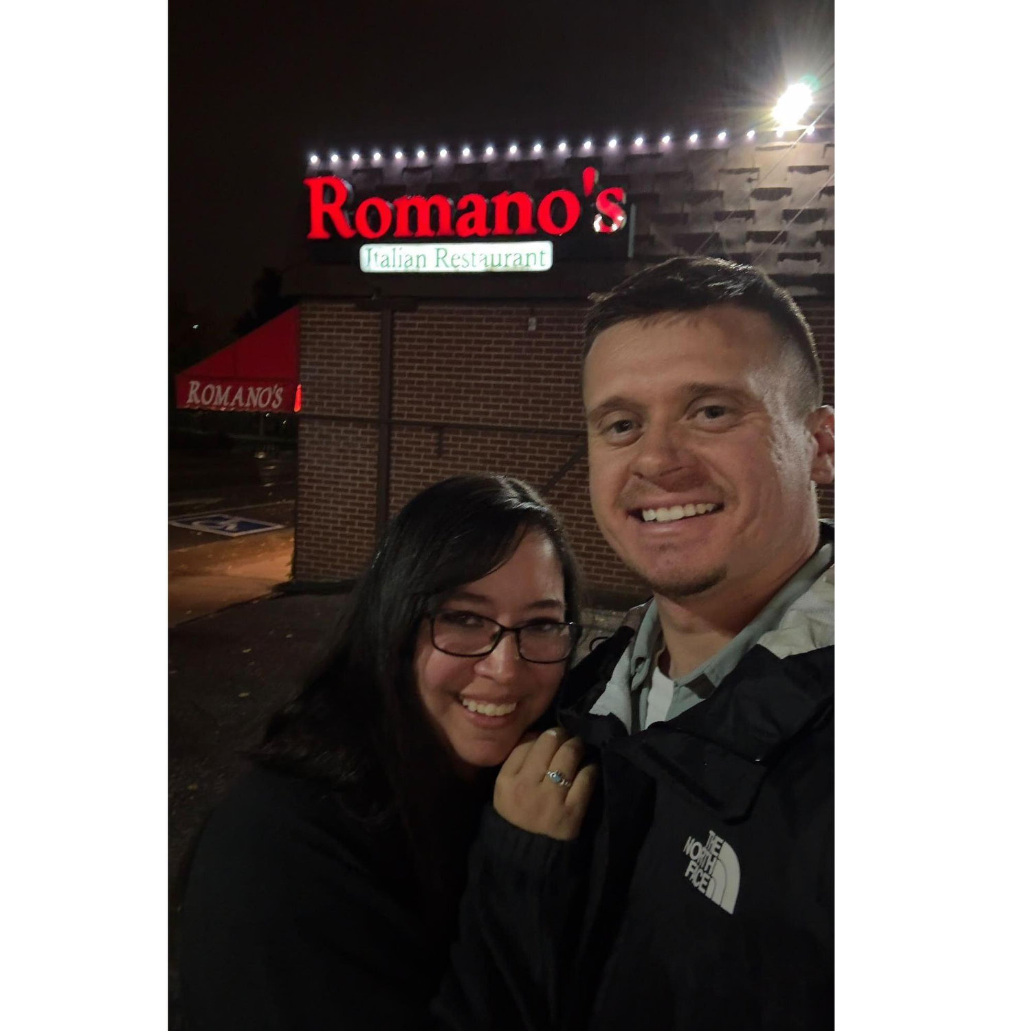 Our "make it official" restaurant