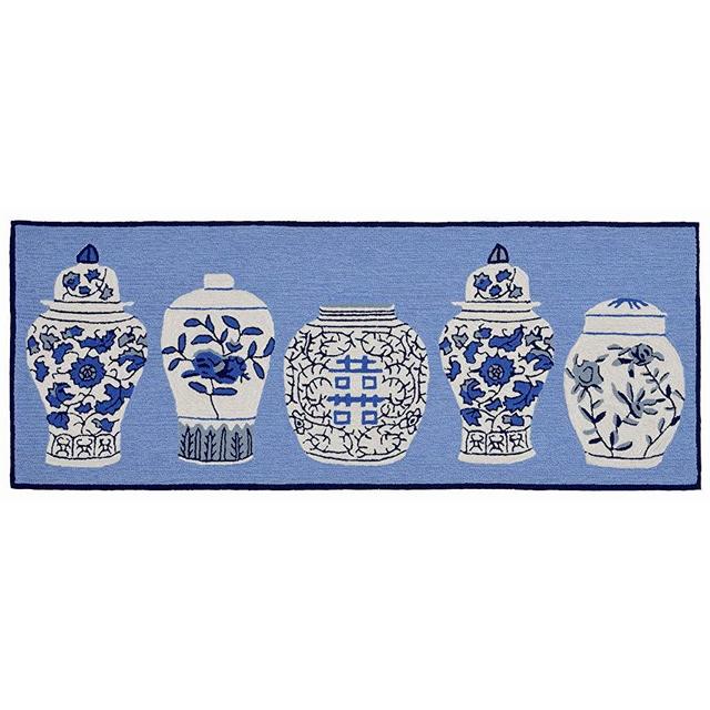 Liora Manne Frontporch Indoor/Outdoor Rug, 2 ft x 5 ft, Ginger Jars