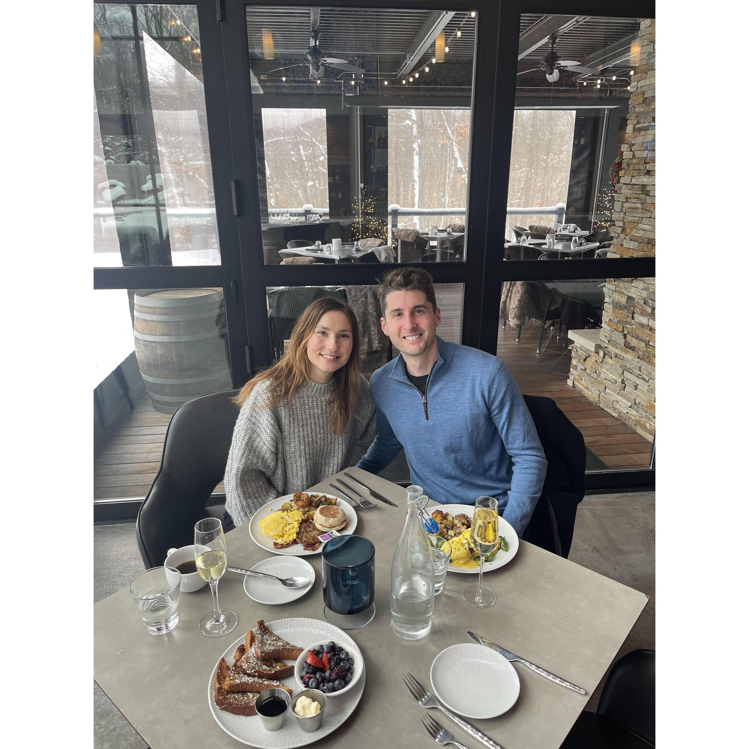 Engagement brunch at Sapphire Creek, where Cory proposed to Cat