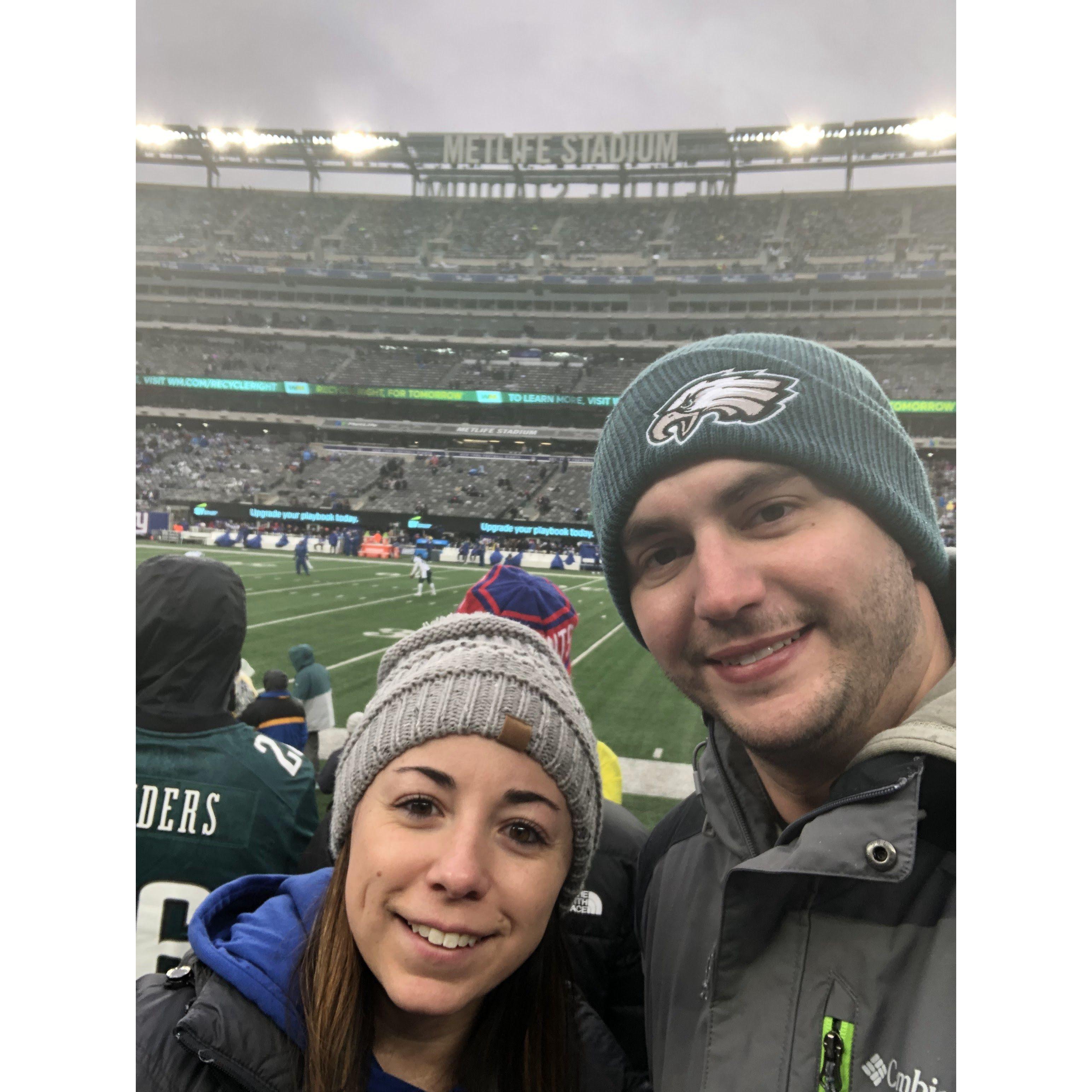 Giants Eagles game at MetLife Stadium - December 2022