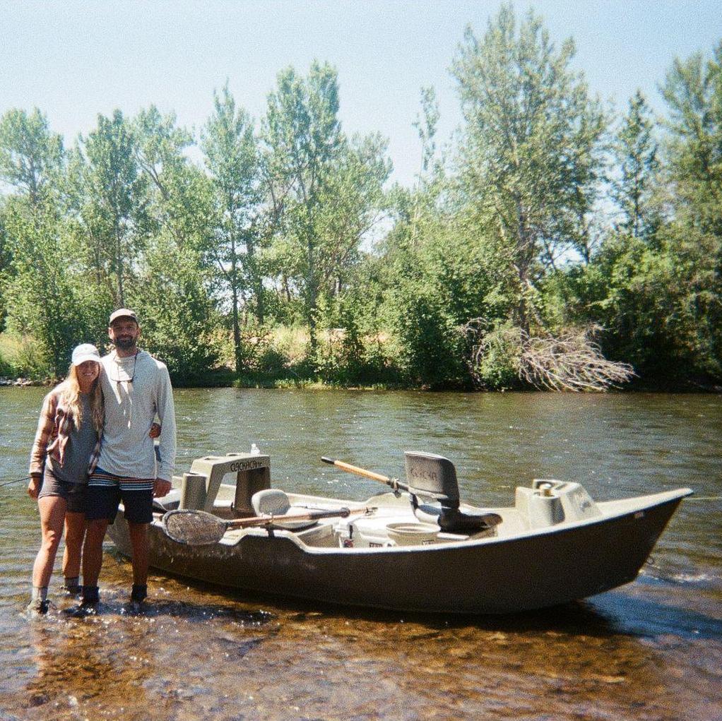 On the river! Stephen's favorite place to be.
