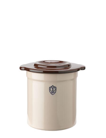 Stoneware Pickling Crock with Cover- 3 gallon
