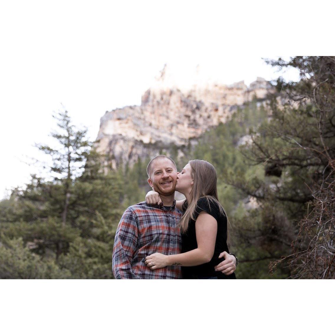 Tongue River Canyon — engagement photos