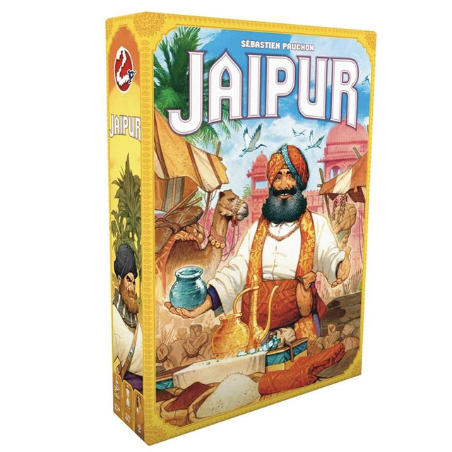 Asmodee Jaipur Board Game (New Edition) - Fast-Paced Duel of Merchants, Strategic Trading and Market Gameplay for Kids & Adults, Ages 10+, 2 Players, 30 Minute Playtime
