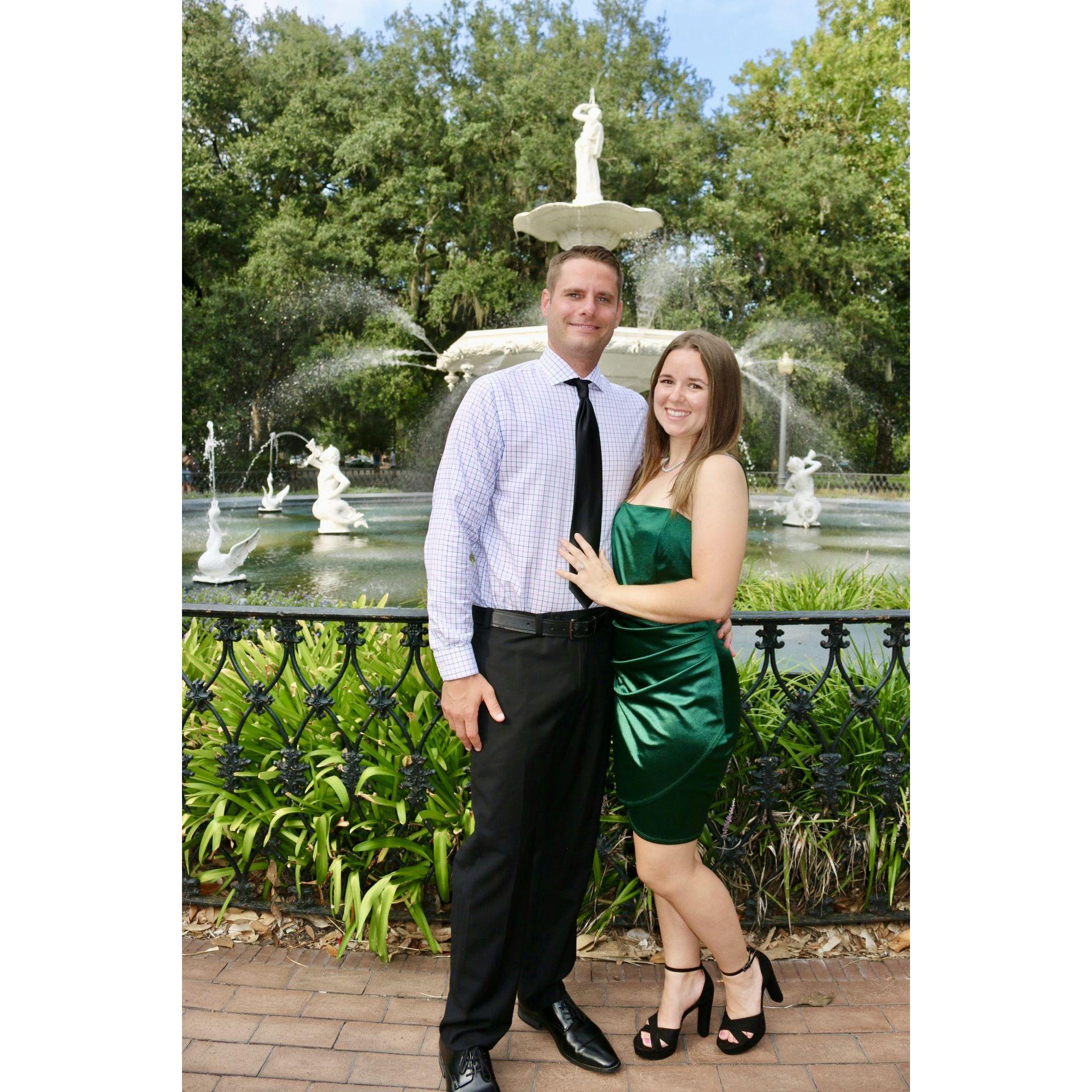 Forsyth Fountain in Savannah