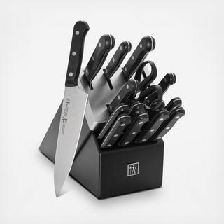 Solution 16-Piece Self-Sharpening Knife Block Set