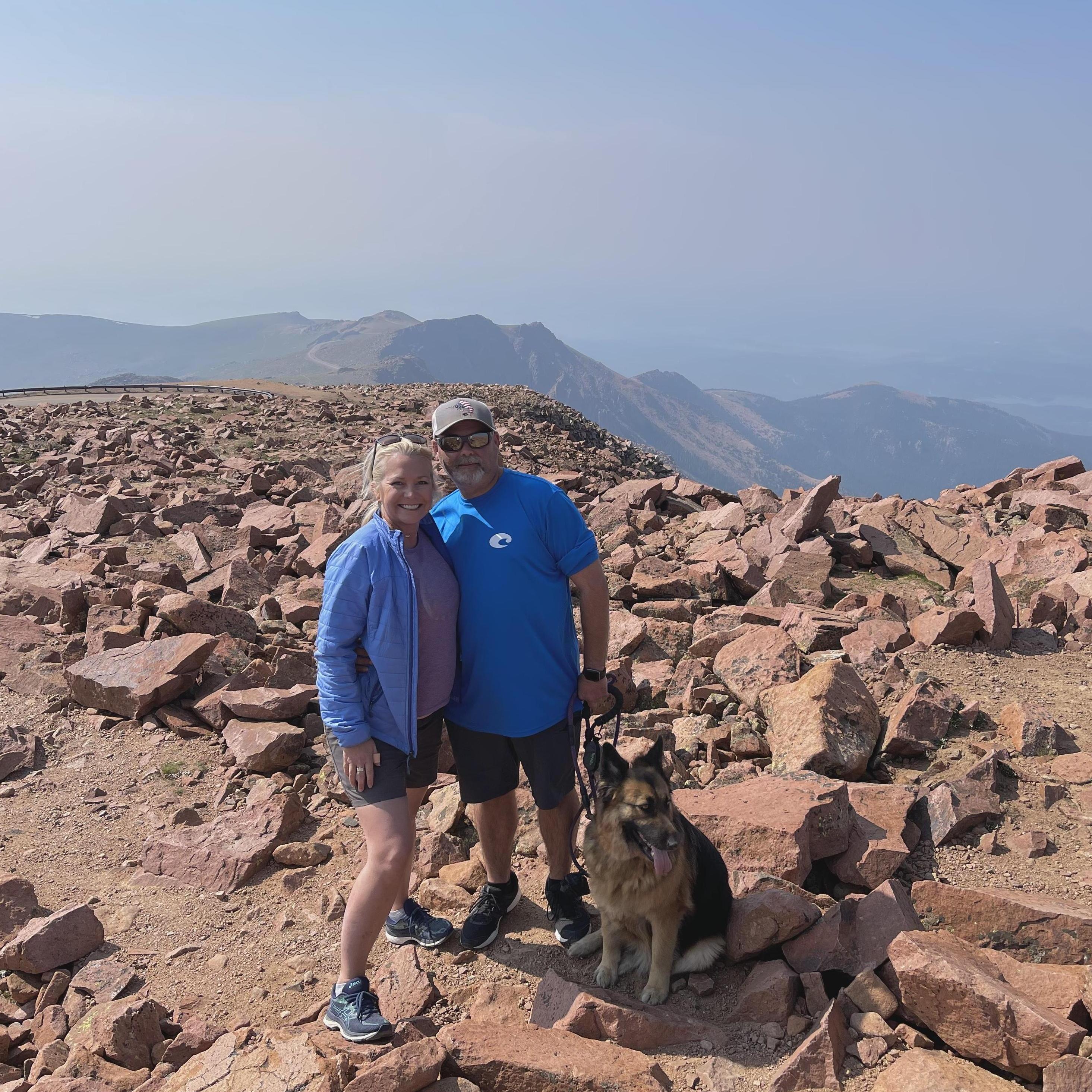 We survived climbing to the very Top of Pike’s Peak with Penny Lane!!!
