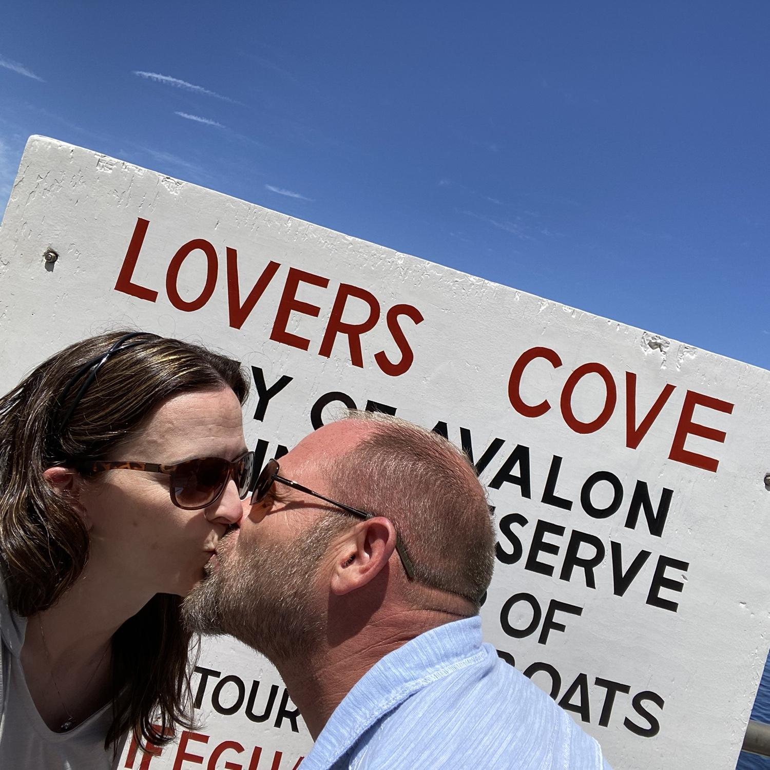 Lover’s Cove on Catalina.
