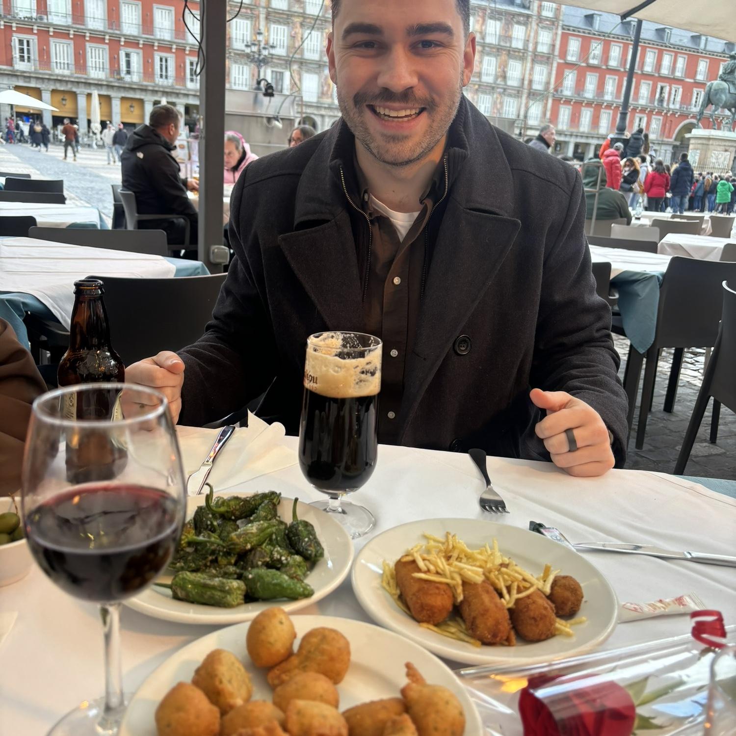 Nothing Joaquin & Erica love more than tapas & wine!