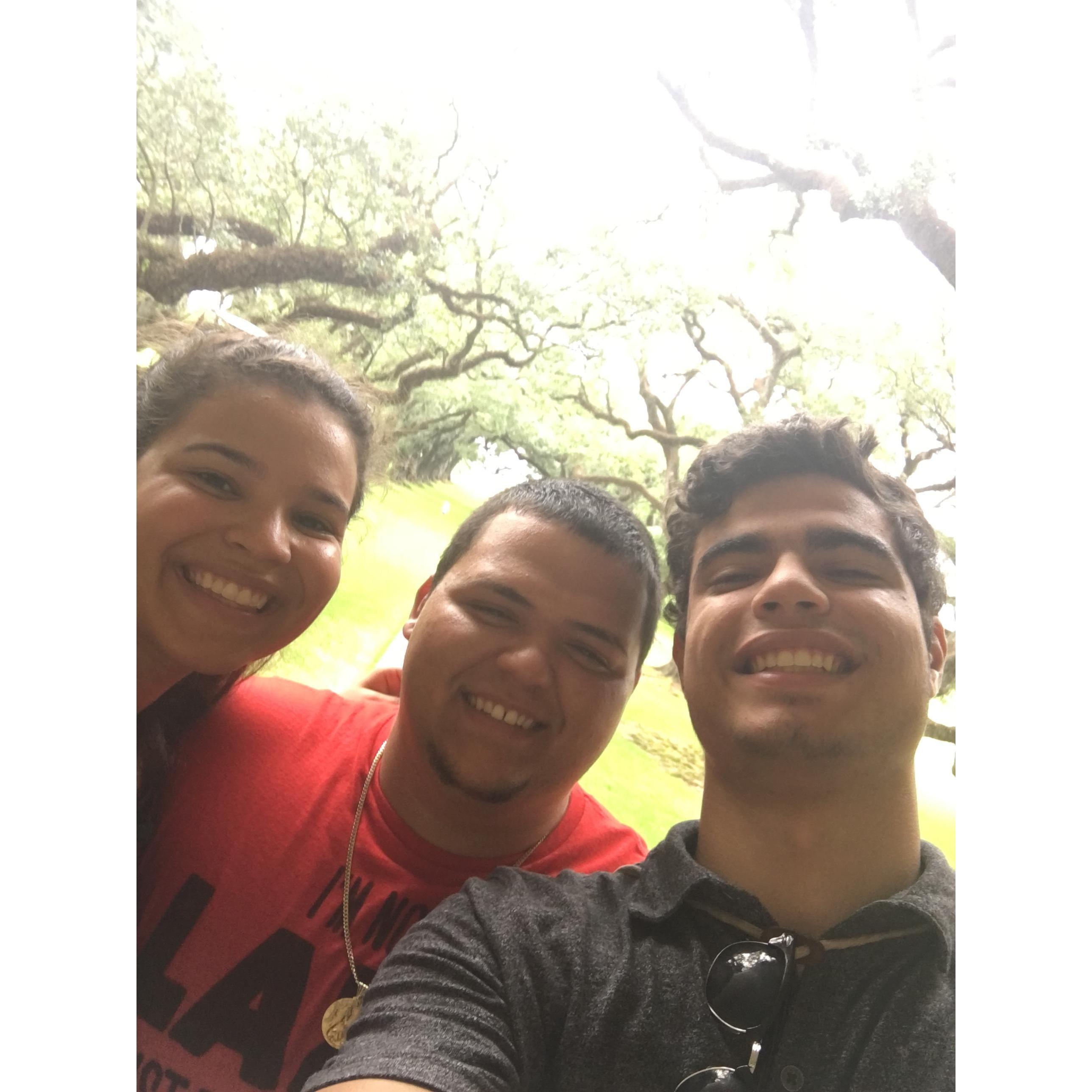 Jorge and Philip have a great big/little brother relationship!