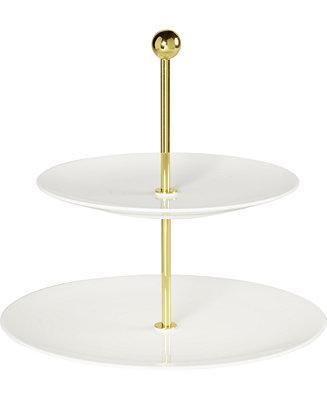 Metro Chic Blanc 2 Tier Server