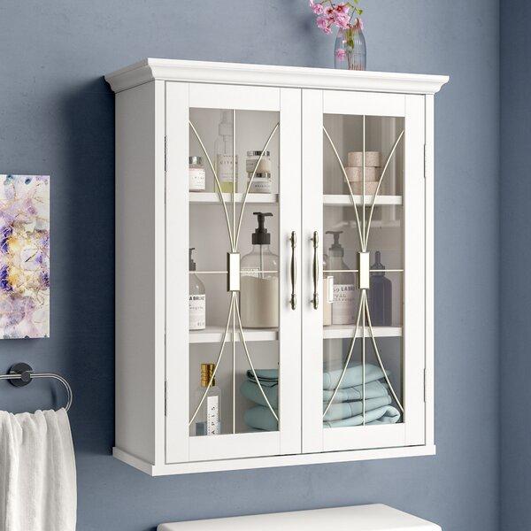 White Whipple 20.5" W x 24.5" H x 8.5" D Wall Mounted Bathroom Cabinet