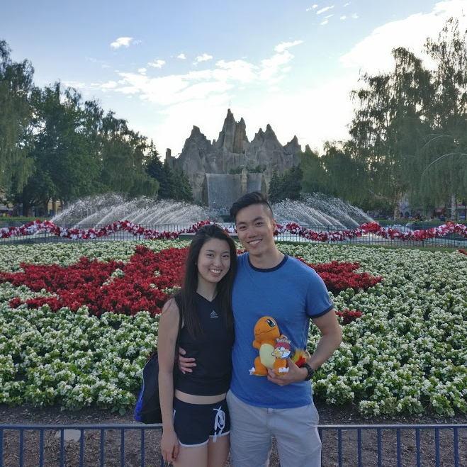 We became unofficially official at Canada's Wonderland.