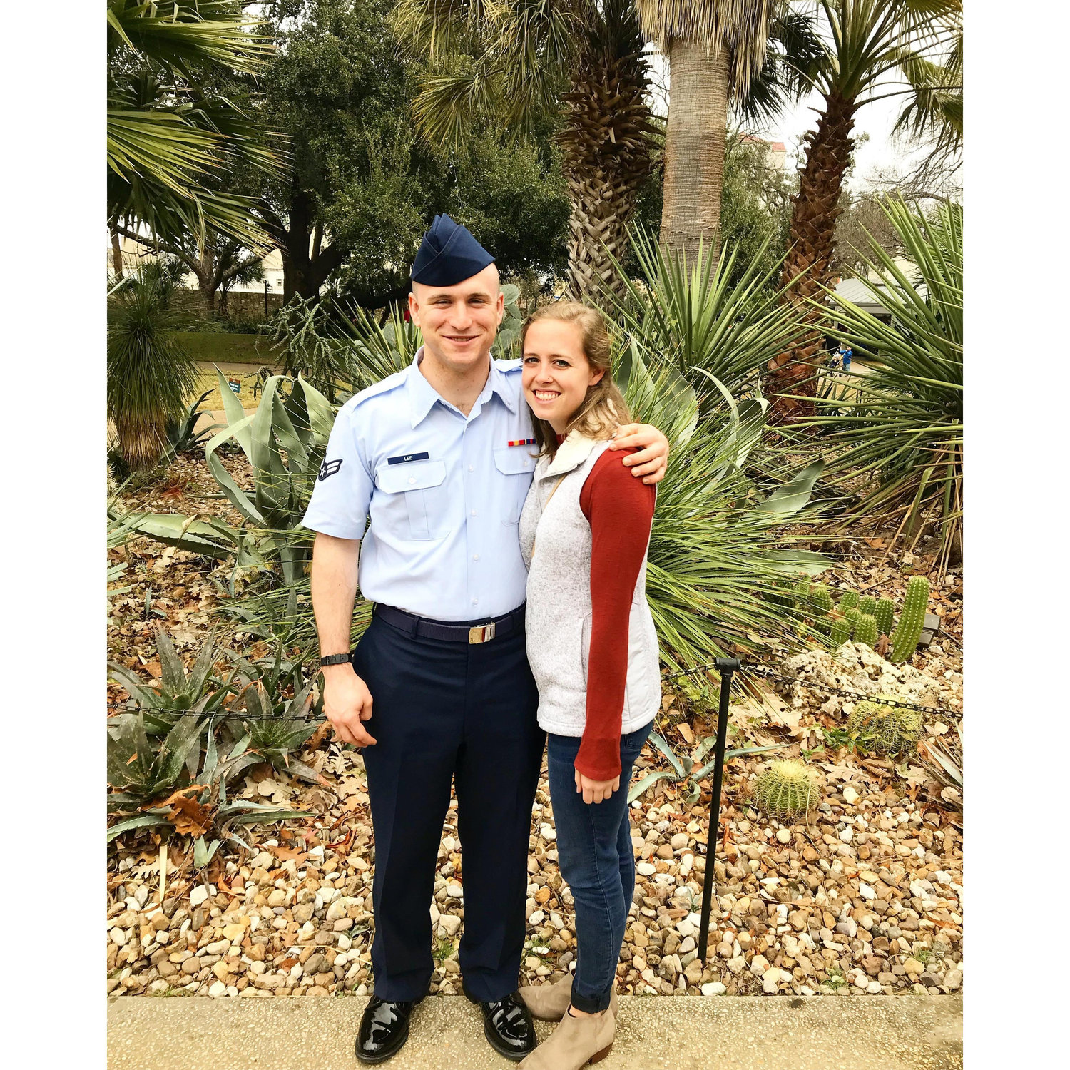 Visiting James in San Antonio as he graduated from Air Force Basic Training