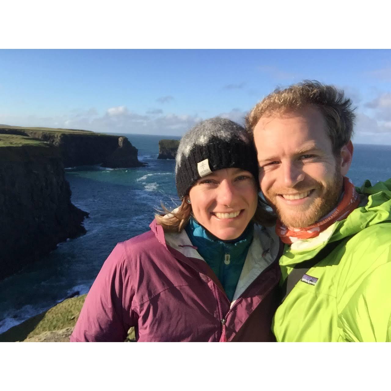 Not the Cliffs of Moher (but somewhere close)