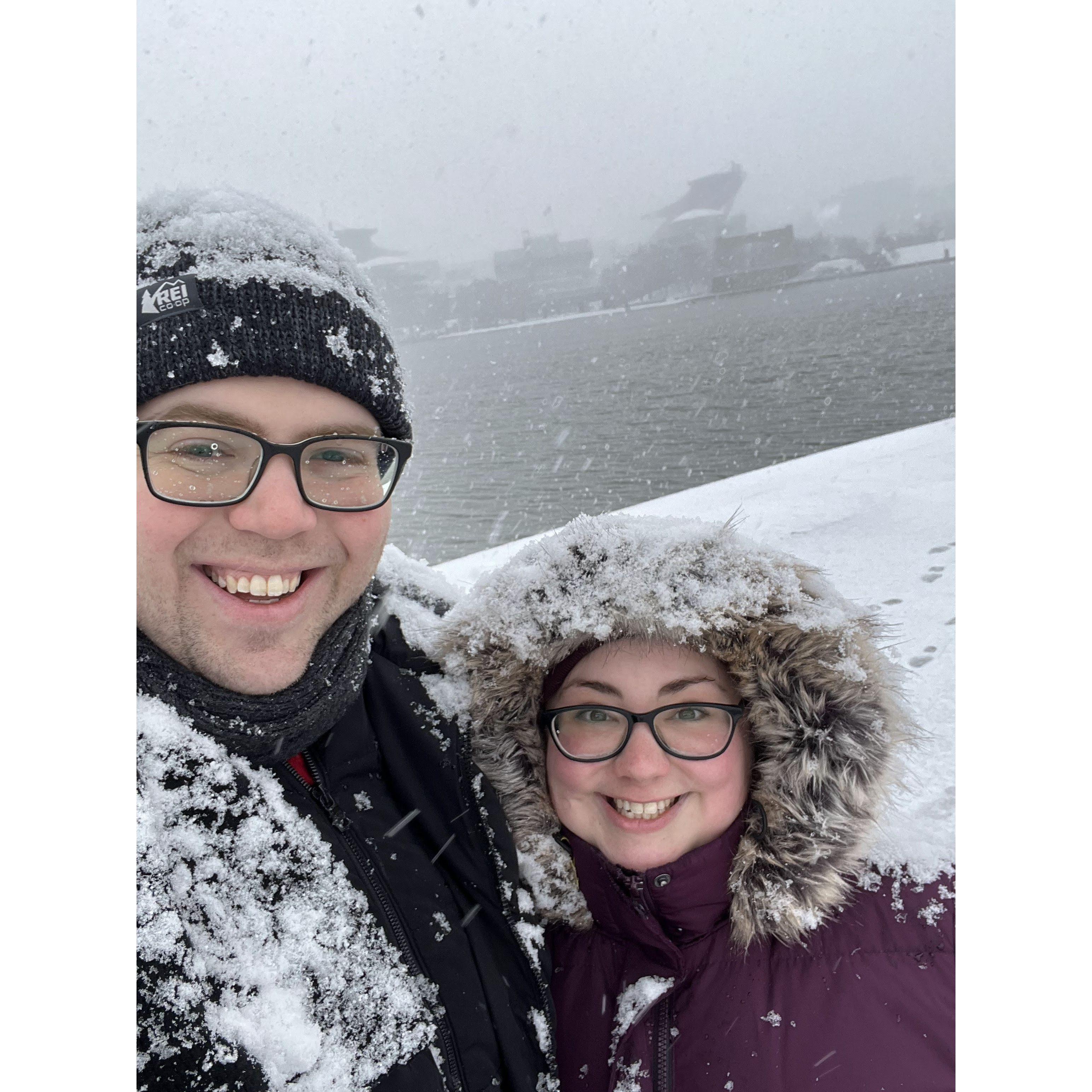 Snow day at Point State Park
