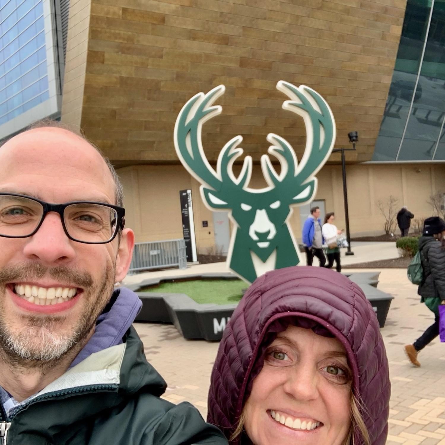 Fiserv Forum for a Bucks game
