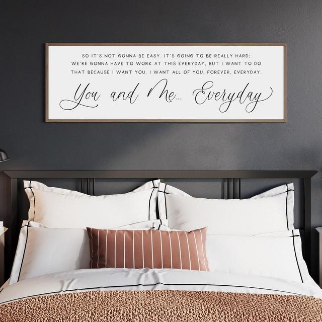 Bedroom Wall Decor, So It's Not Going To Be Easy Sign, Bedroom Wall Decor Over The Bed, Bedroom Wall Art, Master Bedroom Decor,Bedroom Signs