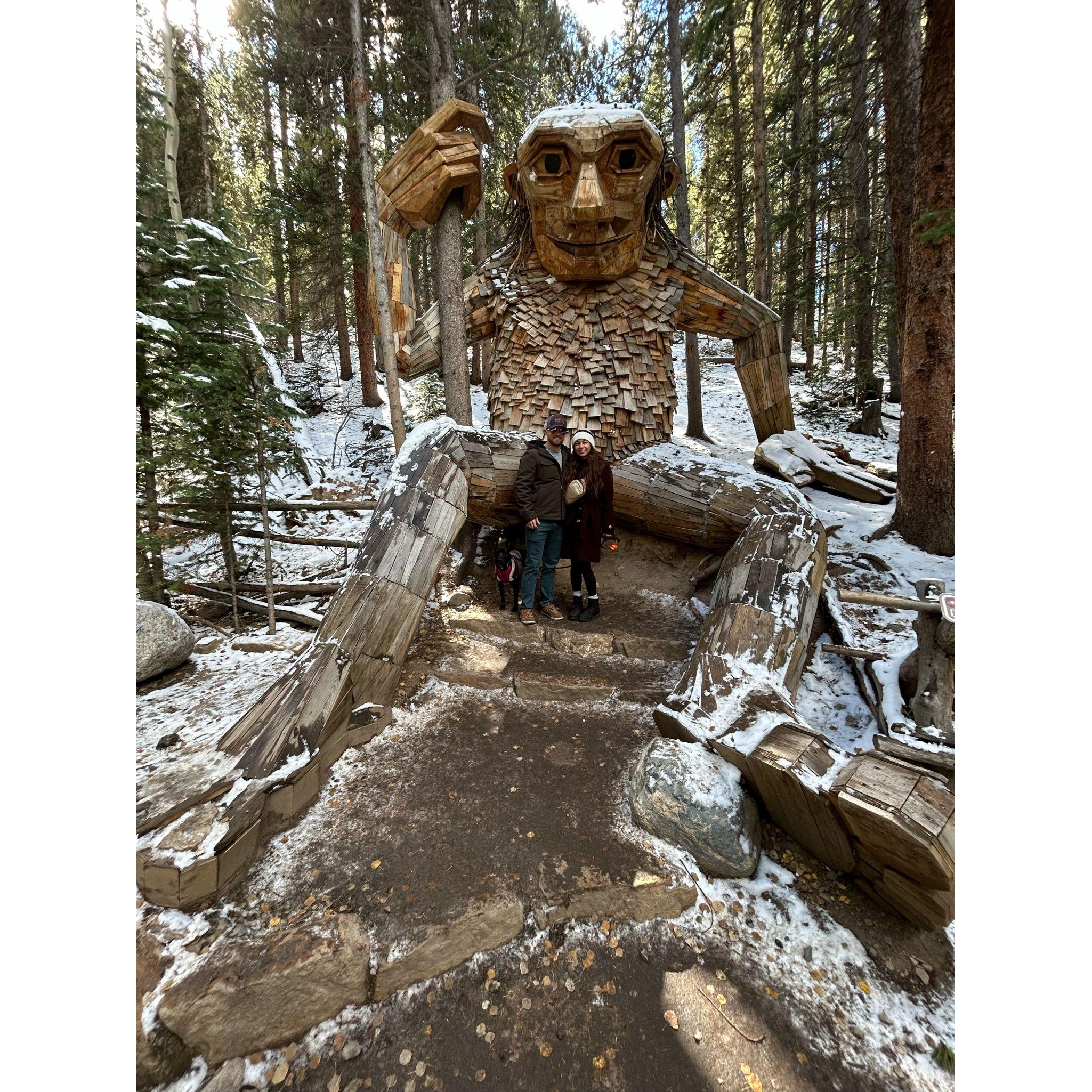 The Wood Monster aka the Breckenridge Troll.
