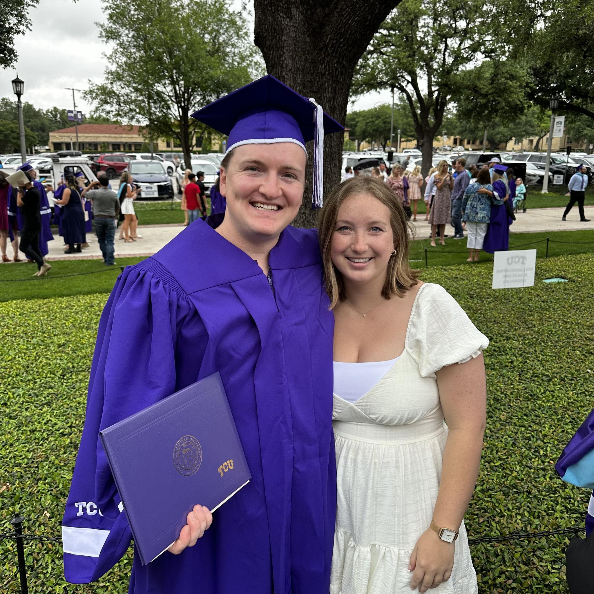 Matt's graduation from TCU