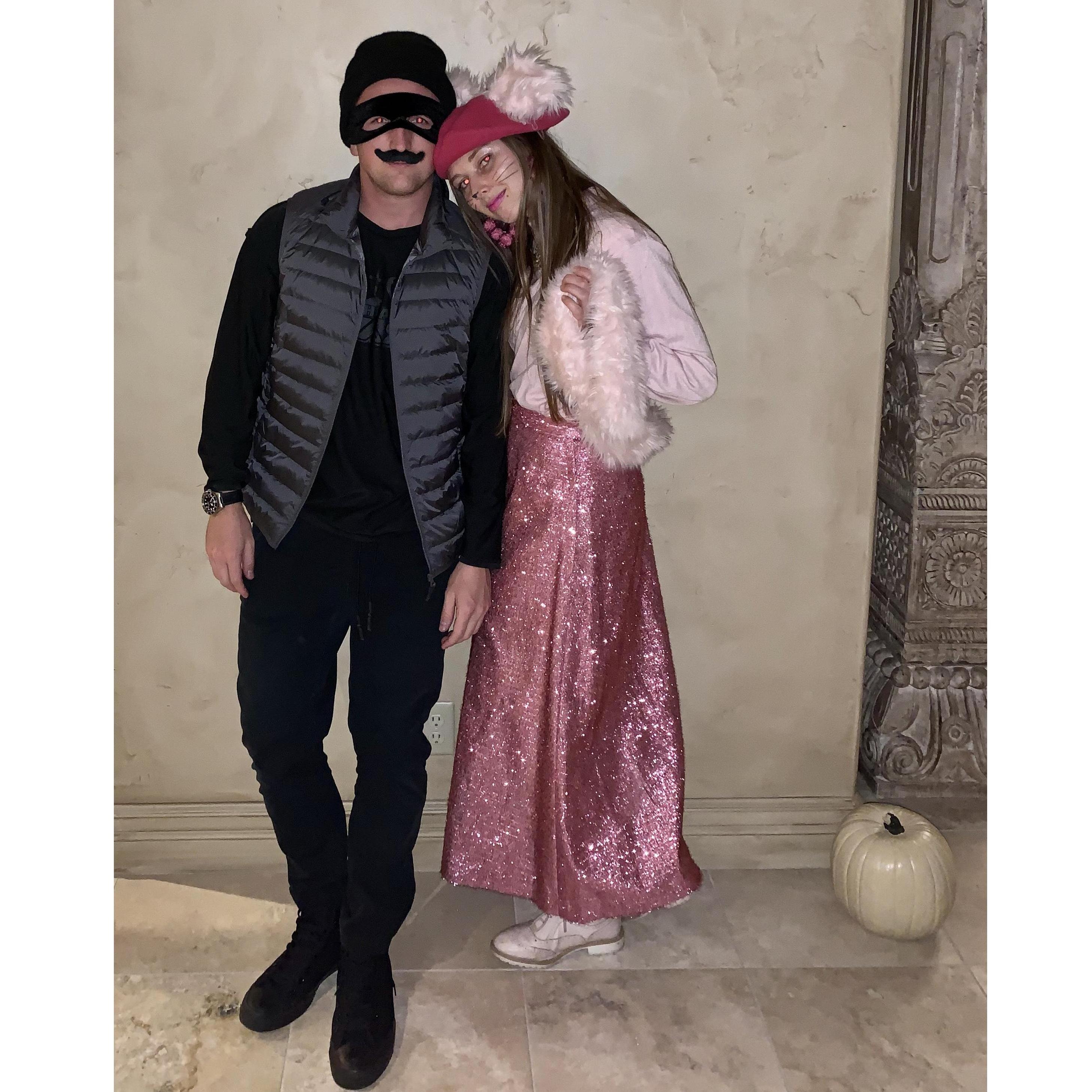 Halloween 2019
Lexi is the Pink Panther, Dean is the thief.