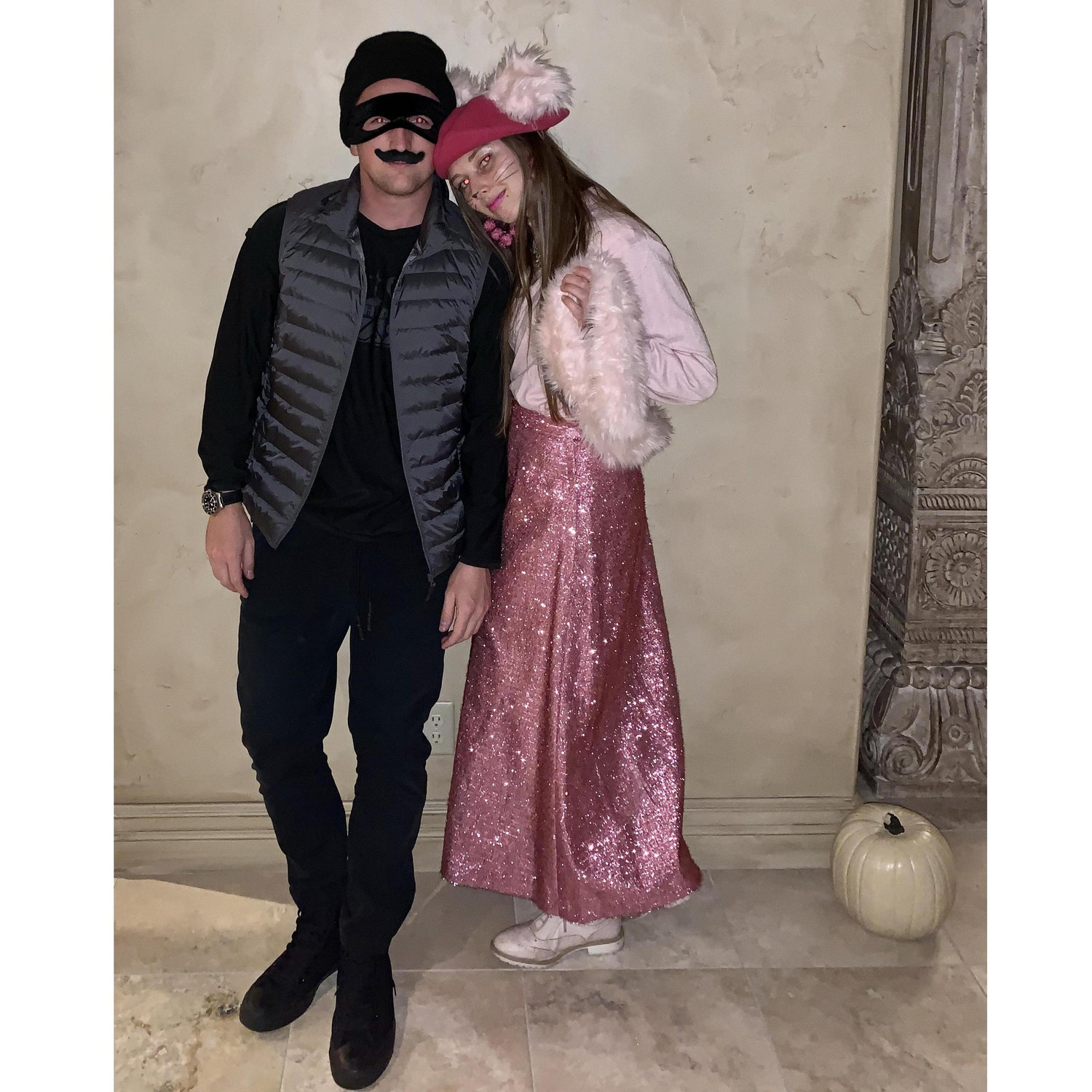 Halloween 2019
Lexi is the Pink Panther, Dean is the thief.